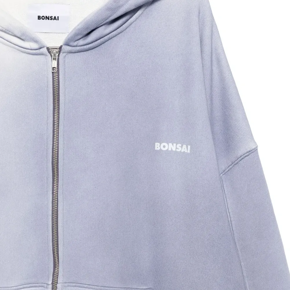 Толстовка на молнии с эффектом омбре