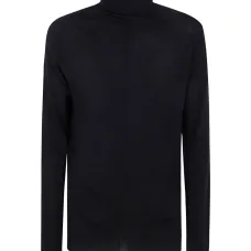 Топ с высоким воротником