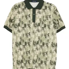 Рубашка поло с графичным принтом