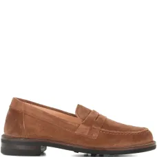 Замшевые лоферы