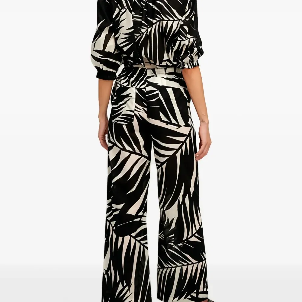 Брюки с принтом