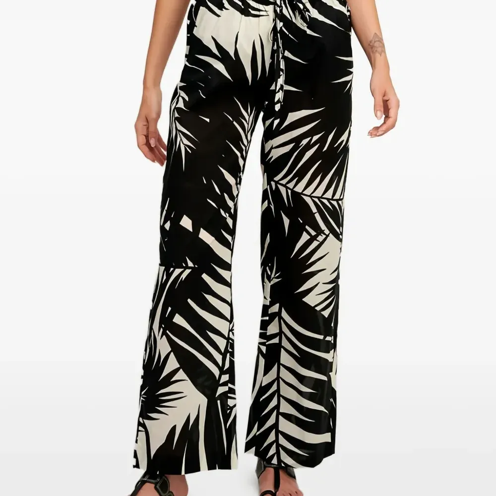 Брюки с принтом