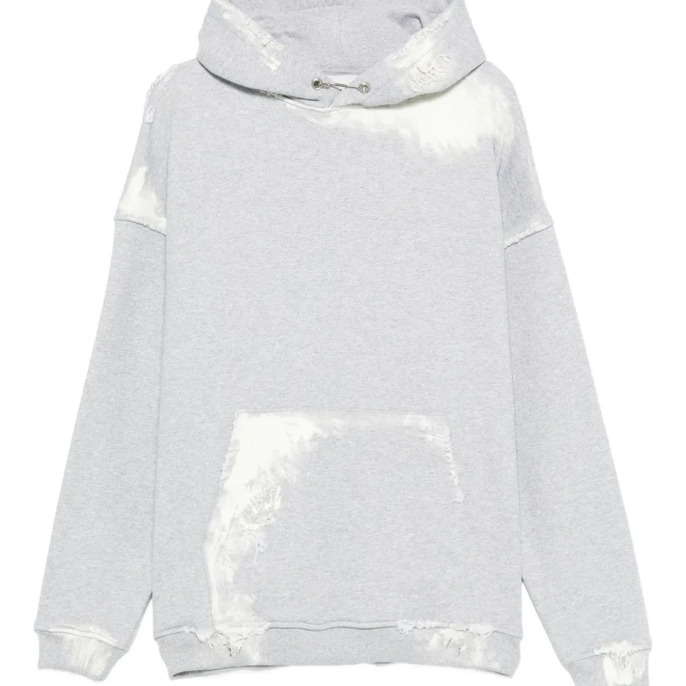 Толстовка с эффектом потертости