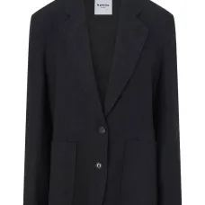 Льняной пиджак на одной пуговице Льняной пиджак на одной пуговице