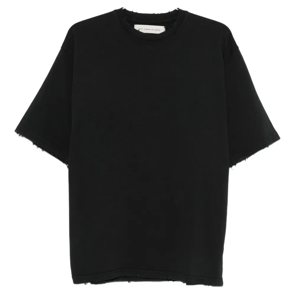 Футболка с необработанными (рваными) краями