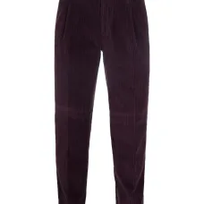 Брюки из вельвета со складками