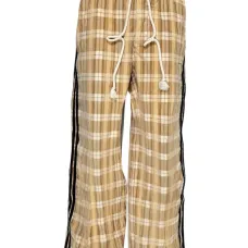 Брюки X Adidas в клетку на завязках