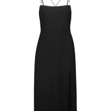 Платье с плетеными бретелями