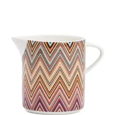 Кувшин для молока с узором зигзаг (9 x 9 см)