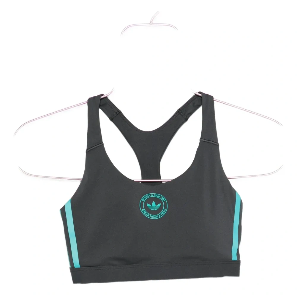 Спортивный бюстгальтер с логотипом и борцовской спинкой