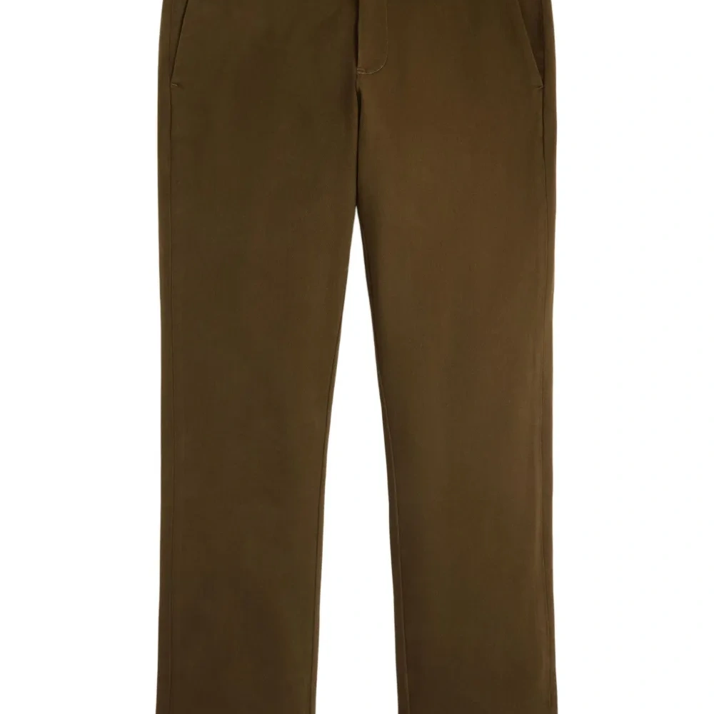 Прямые брюки с потайной застежкой