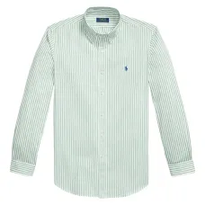 Рубашка в полоску с длинными рукавами