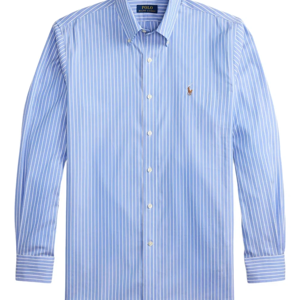 Полосатая рубашка с длинными рукавами