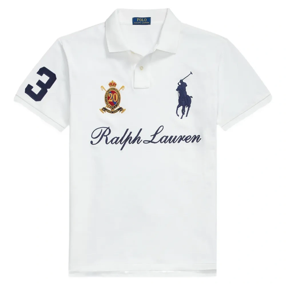 Поло с аппликацией