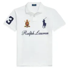 Поло с аппликацией