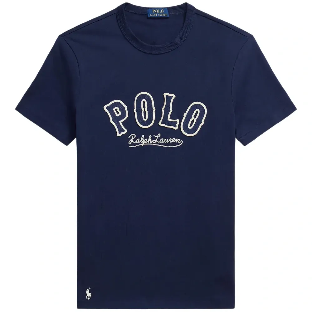 Футболка с круглым вырезом и короткими рукавами