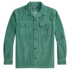 Вельветовая рубашка с длинными рукавами