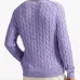 Свитер фактурной вязки