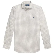 Клетчатая рубашка с длинными рукавами