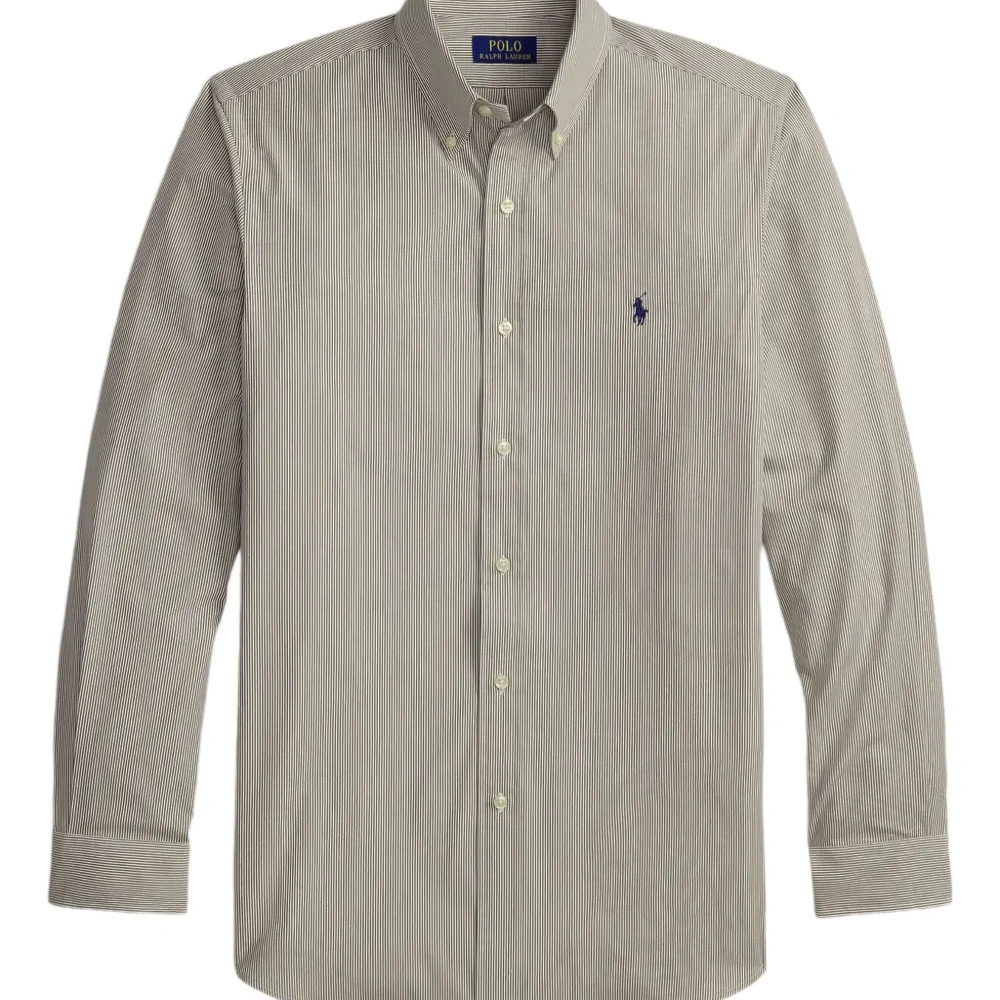 Полосатая рубашка с длинными рукавами