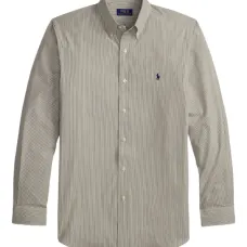 Полосатая рубашка с длинными рукавами