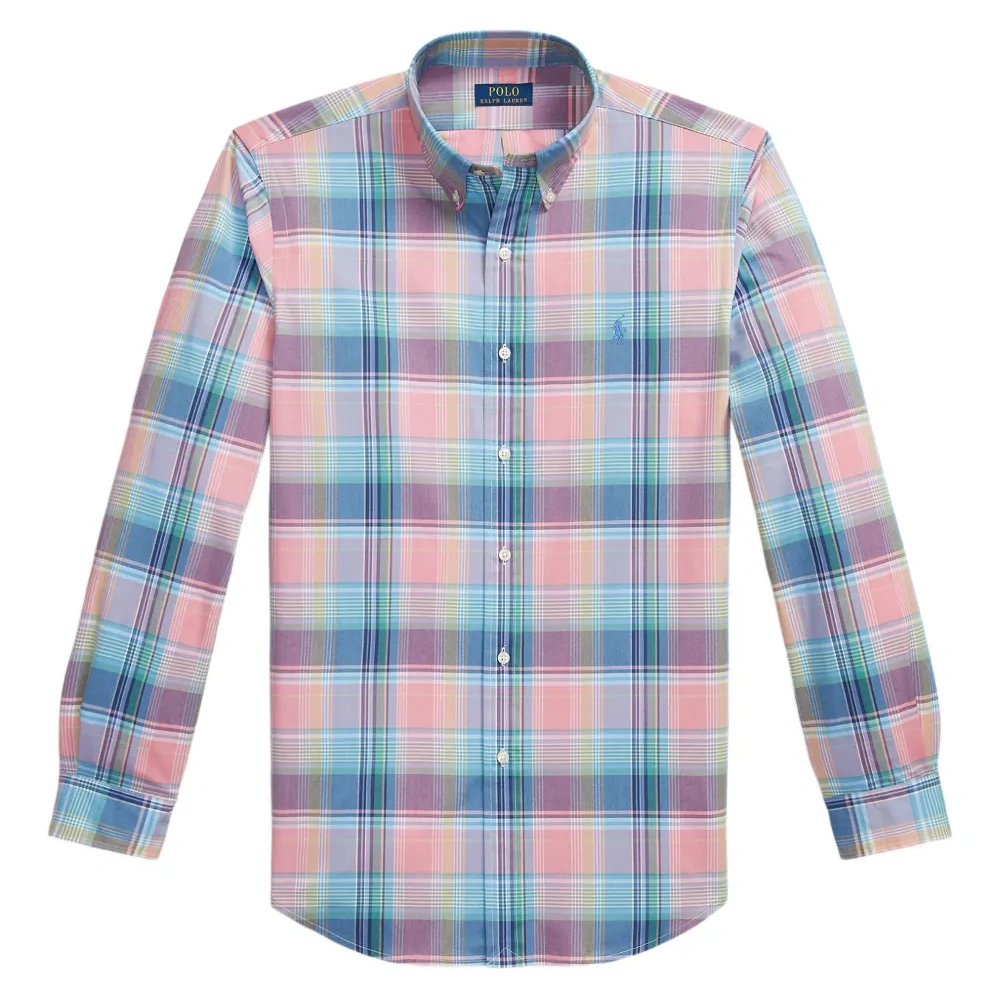 Клетчатая рубашка с длинными рукавами