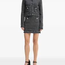 Декорированная юбка мини с бахромой