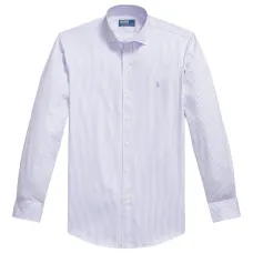 Полосатая рубашка с длинными рукавами