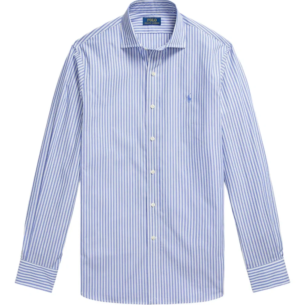 Полосатая рубашка с длинными рукавами