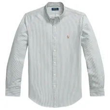 Полосатая рубашка с длинными рукавами