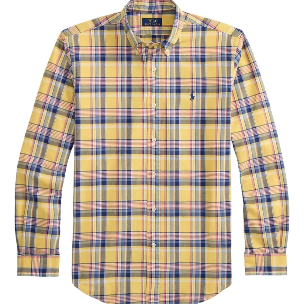 Клетчатая рубашка с длинными рукавами