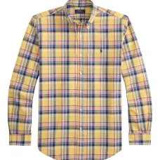 Клетчатая рубашка с длинными рукавами