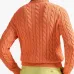 Свитер фактурной вязки