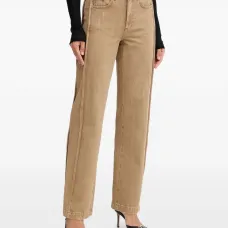 Джинсы с нашивкой-логотипом