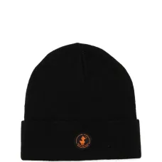 Шапка бини с нашивкой-логотипом