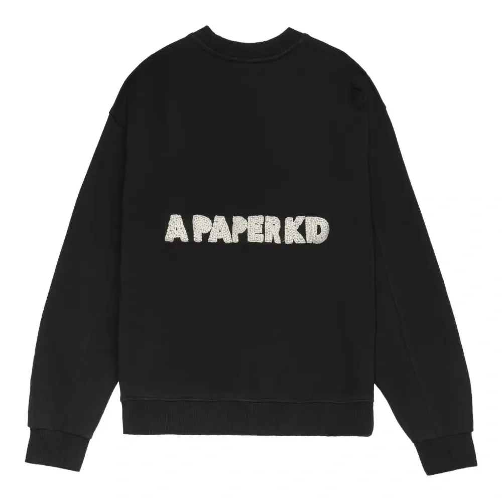 Толстовка с круглым вырезом и логотипом