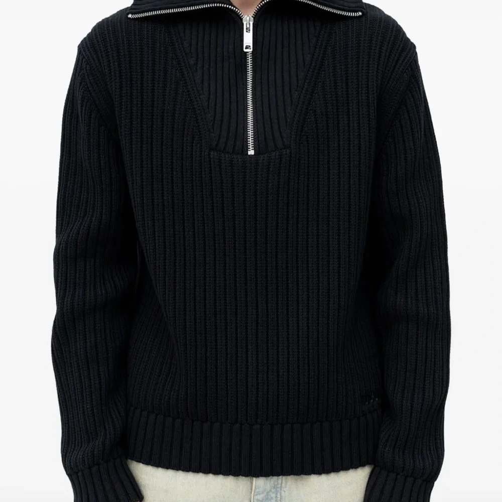 Кеды с молнией и ребристой отделкой