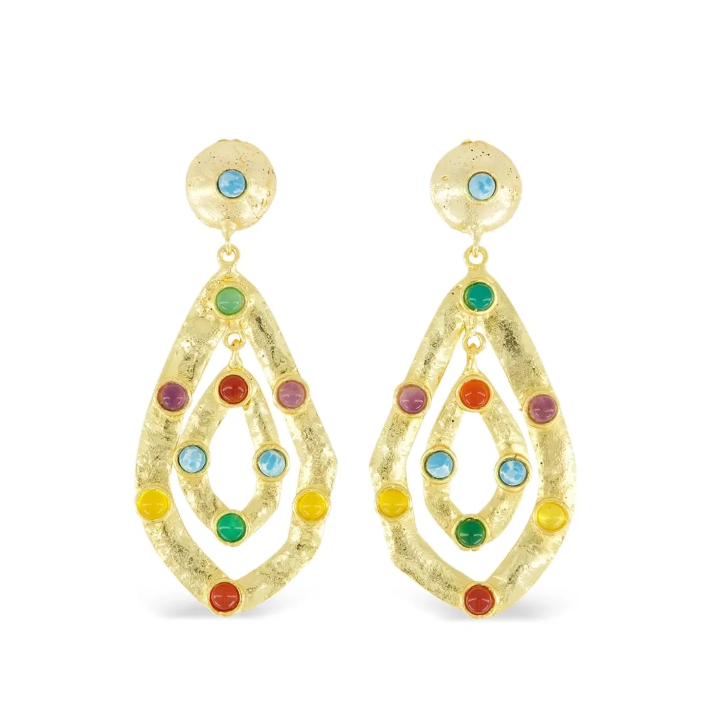 Серьги-подвески Ava