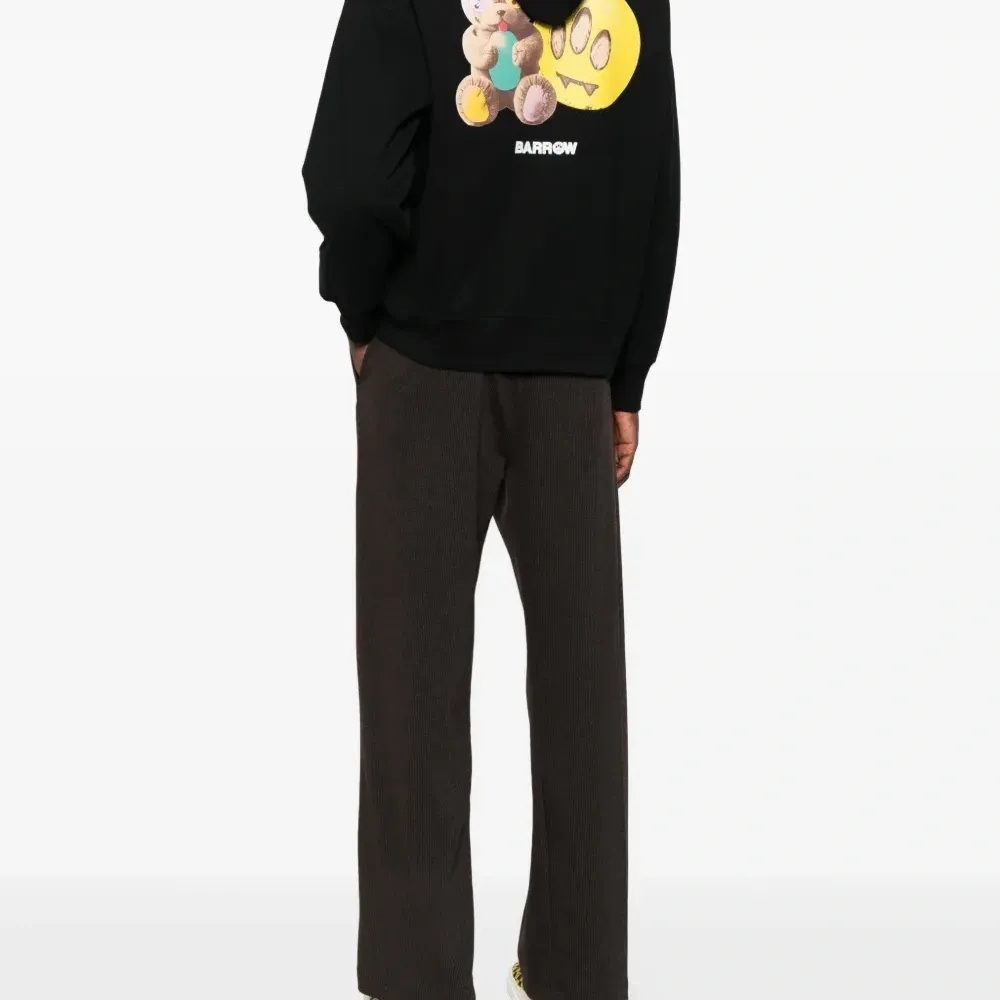 Хлопковое худи с графическим принтом