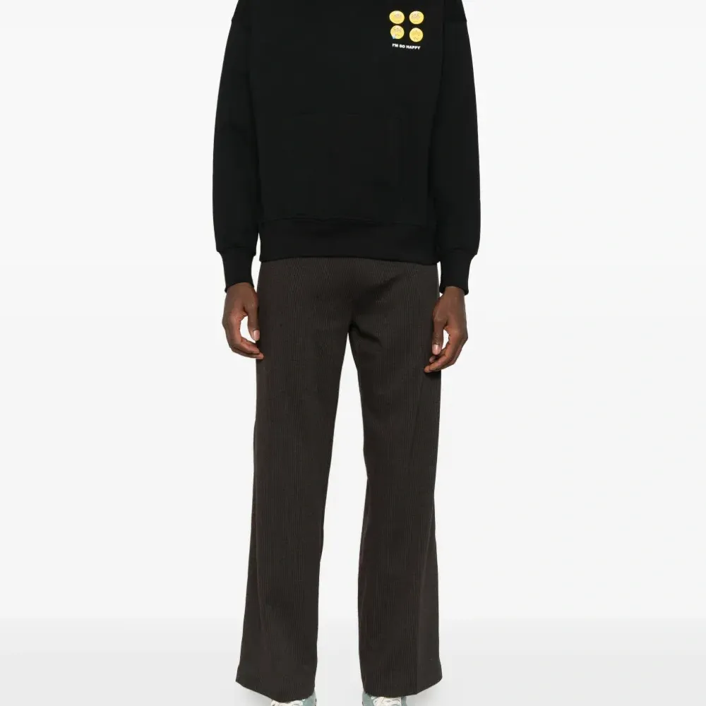 Хлопковое худи с графическим принтом