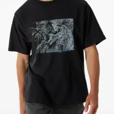 Футболка с круглым вырезом и графическим принтом Kragg