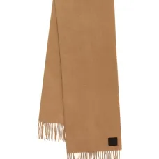 Шерстяной шарф Augustina с бахромой