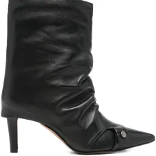 Ботильоны со сборками Ботильоны со сборками