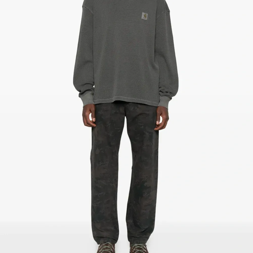 Брюки с камуфляжным принтом