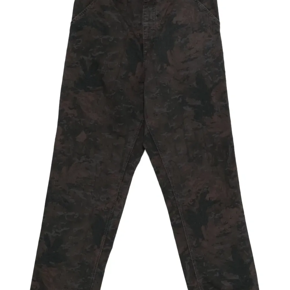 Брюки с камуфляжным принтом