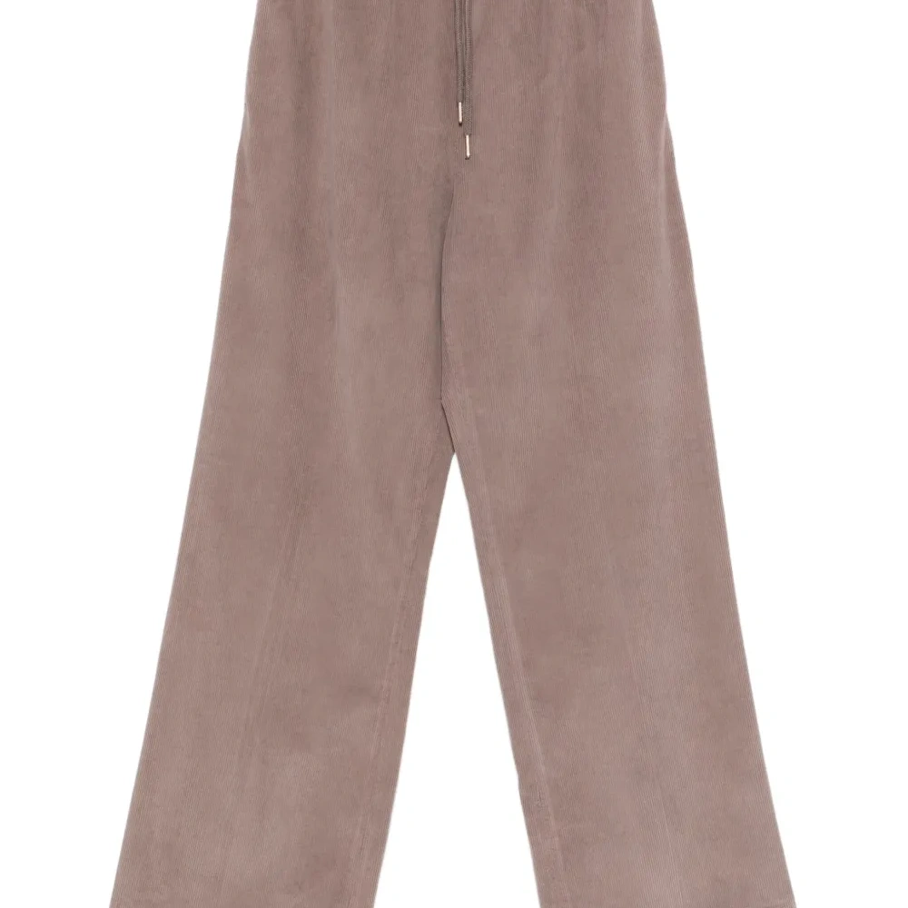 Вельветовые брюки с кулиской