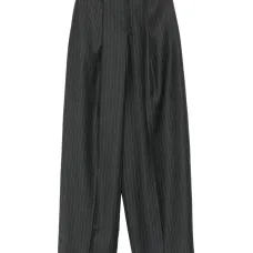 Плиссированные брюки с принтом в полоску Плиссированные брюки с принтом в полоску