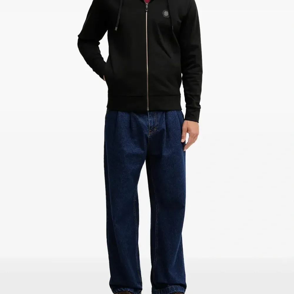 Худи на молнии с логотипом Худи на молнии с логотипом