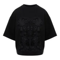 Корсетный топ с цветочным принтом