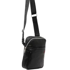 Сумка-мессенджер на молнии с логотипом